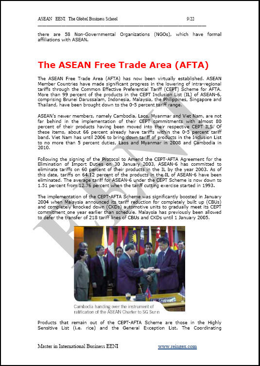 Acociația națiunilor din sud-estul Asiei (ASEAN)